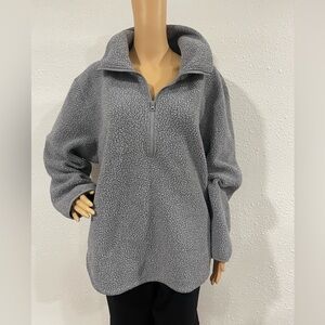 Everlane Gray Cowl Neck Sweater